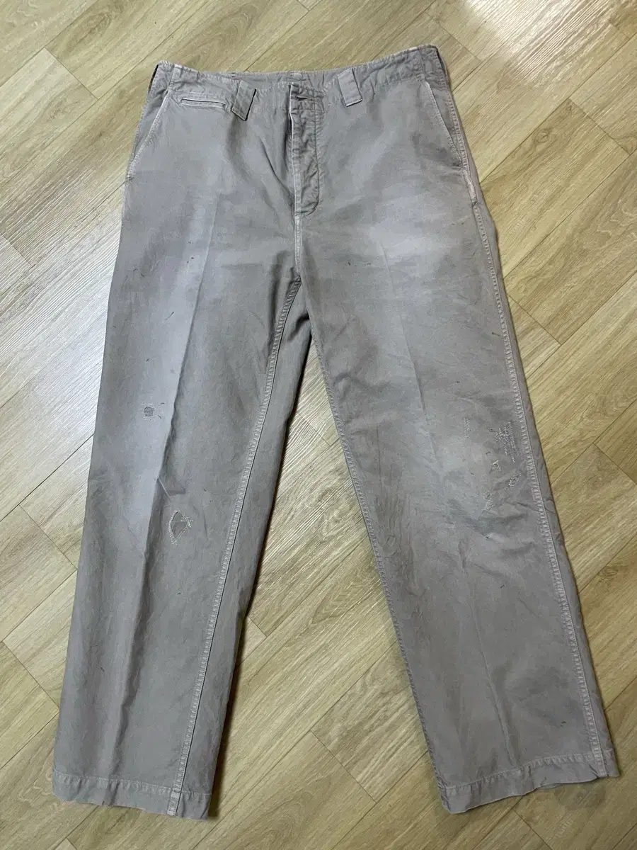 비즈빔 24aw wide chino pants crash